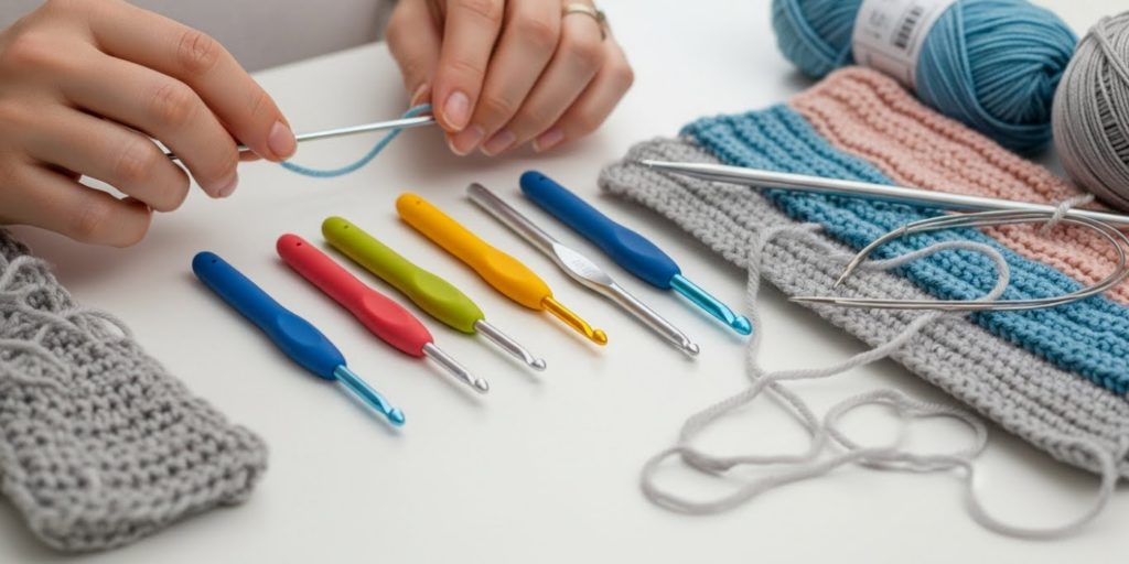 Step-by-Step Guide_ How to Select Crochet Hooks and Knitting Needles by Project